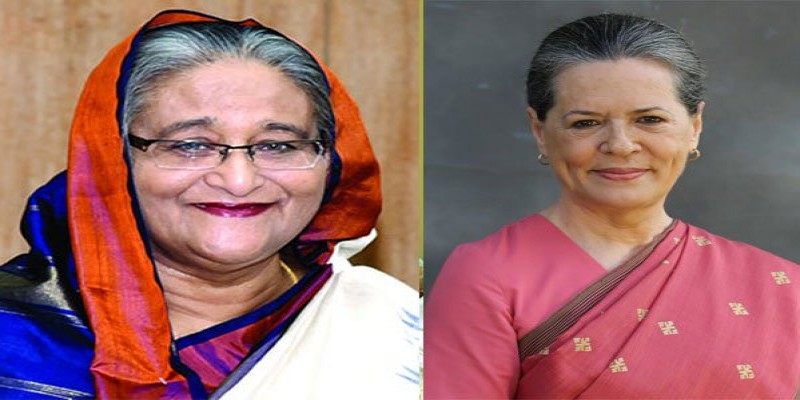 নির্বাচনে নিরঙ্কুশ বিজয়ে শেখ হাসিনাকে অভিনন্দন জানিয়েছেন সোনিয়া গান্ধী