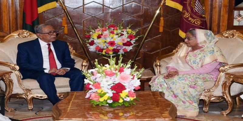 শেখ হাসিনাকে সরকার গঠনের আমন্ত্রণ জানিয়েছেন রাষ্ট্রপতি আবদুল হামিদ