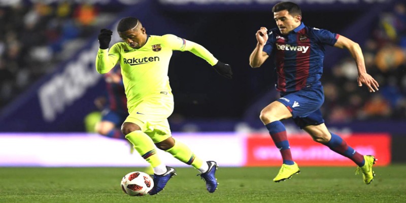 ফুটবল॥লেভান্তের কাছে ২-১ গোলে হারলো মেসিহীন বার্সেলোনা   