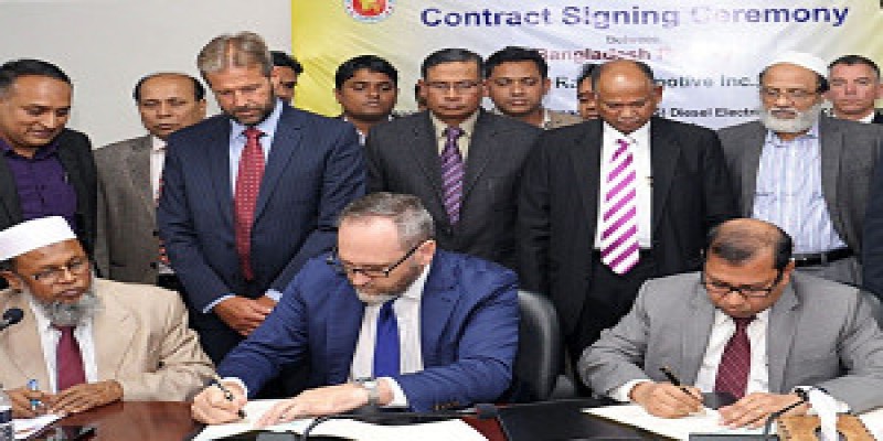 বাংলাদেশ রেলওয়ের জন্য আরও ৪০টি ইঞ্জিন কিনতে চুক্তি সই॥   