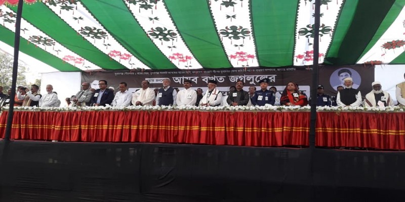 সুনামগঞ্জে প্রয়াত মেয়র জগলুলের স্মরণ সভায় মানুষের ঢল