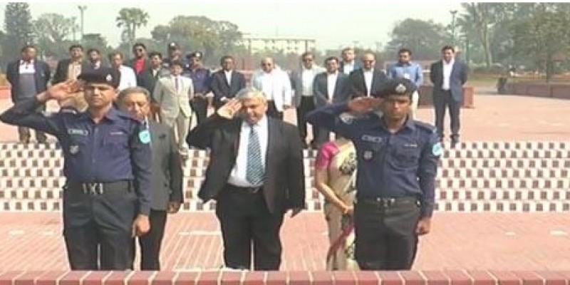 জাতীয় স্মৃতিসৌধে শ্রদ্ধা নিবেদন করলেন বাংলাদেশে সফরত আইসিসি চেয়ারম্যান॥   