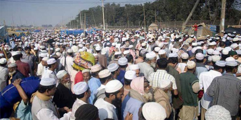 টঙ্গীর তুরাগ তীরে বিশ্ব ইজতেমা শুরু।।   