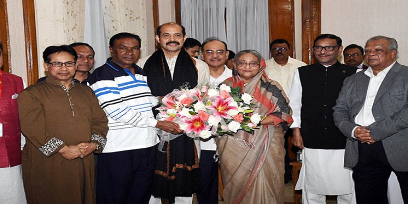 প্রধানমন্ত্রীর সঙ্গে ডিএনসিসির নবনির্বাচিত মেয়র আতিকের সাক্ষাৎ॥