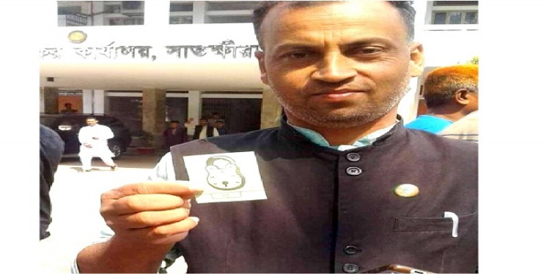 দেবহাটা উপজেলা ভাইস চেয়ারম্যান প্রার্থী সবুজ পেলেন তালা প্রতিক।