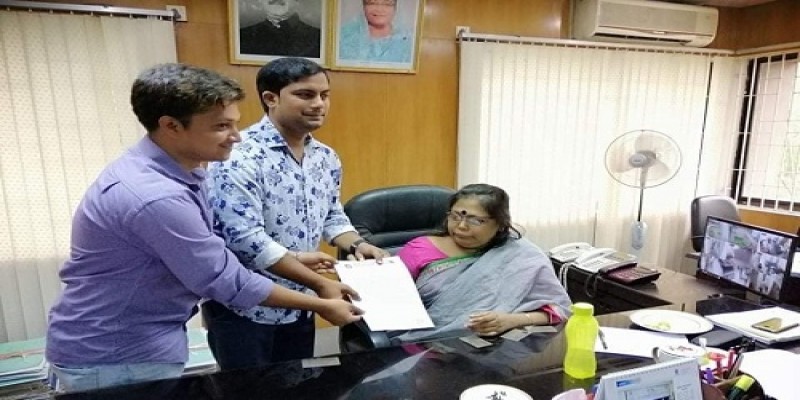 জাবির চিকিৎসা কেন্দ্রের মানোন্নয়নের দাবিতে ছাত্রলীগের স্মারকলিপি