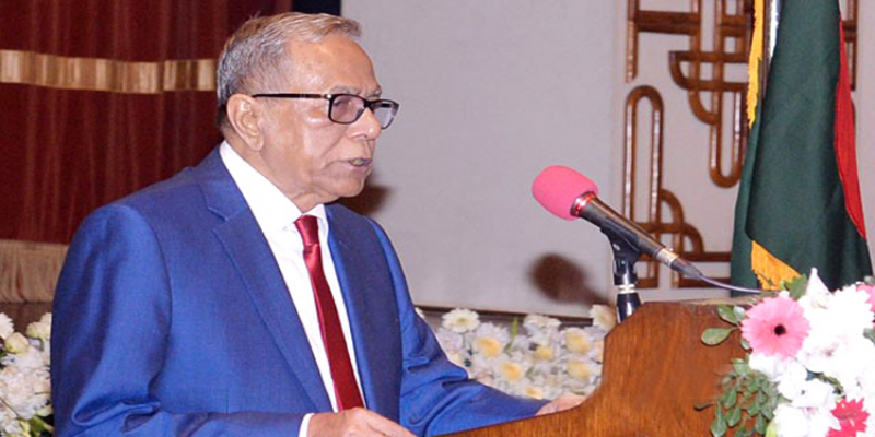 আইনের শাসন ও ন্যায়বিচার প্রতিষ্ঠায় অবদান রাখার আহ্বান রাষ্ট্রপতির