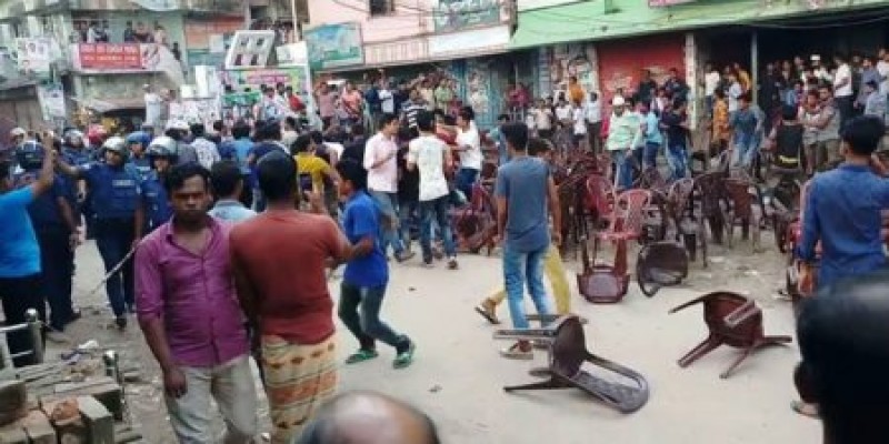 নোয়াখালীতে আওয়ামী লীগের দু'গ্রুপের সংঘর্ষ॥ গুলিবিদ্ধসহ আহত ১০