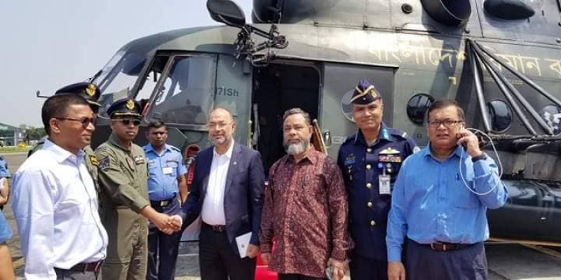 সাতক্ষিরার শ্যামনগরে ঘূর্নিঝড়ে ক্ষতিগ্রস্ত এলাকা পরিদর্শন প্রতিমন্ত্রী-উপমন্ত্রী ও মন্ত্রিপরিষদ সচিব॥