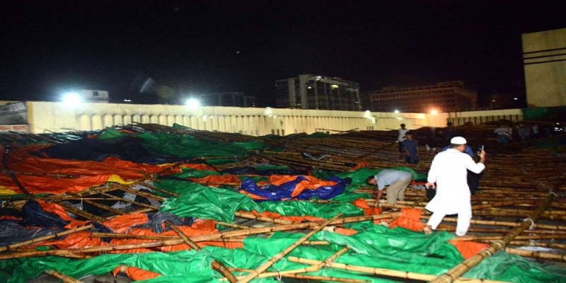 ইফতার শেষ হতে না হতেই ঢাকায় কালবৈশাখীর হানা॥ ৯৩ কিমি বেগে ঝড়, নিহত ৪ আহত ২০