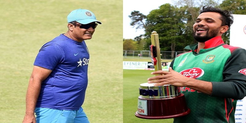 অধিনায়ক মাশরাফির ভূয়সি প্রসংশনা করলেন কিংবদন্তি ক্রিকেটার অনিল কুম্বলে॥