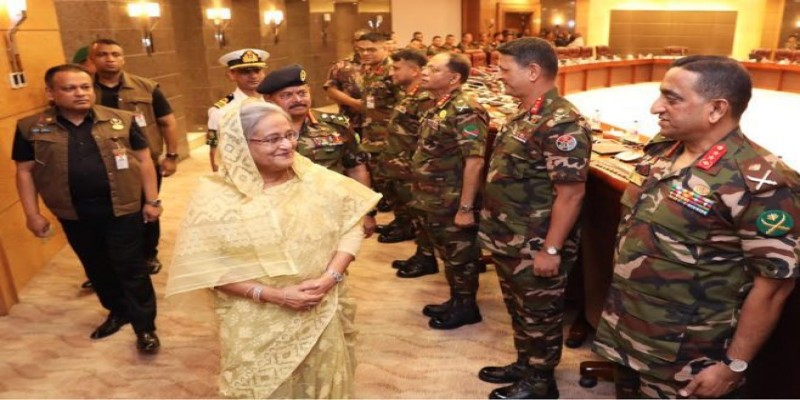 সেনাবাহিনীকে সব সময় জনগণের পাশে দাঁড়াতে হবে ॥ সেনাসদরের প্রধানমন্ত্রী