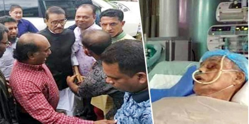 এরশাদকে দেখতে সিএমএইচে ওবায়দুল কাদের॥