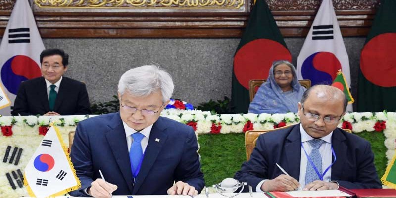 শেখ হাসিনা ও কোরিয়ার প্রধানমন্ত্রীর বৈঠক সম্পন্ন॥ তিনটি চুক্তি স্বাক্ষরিত