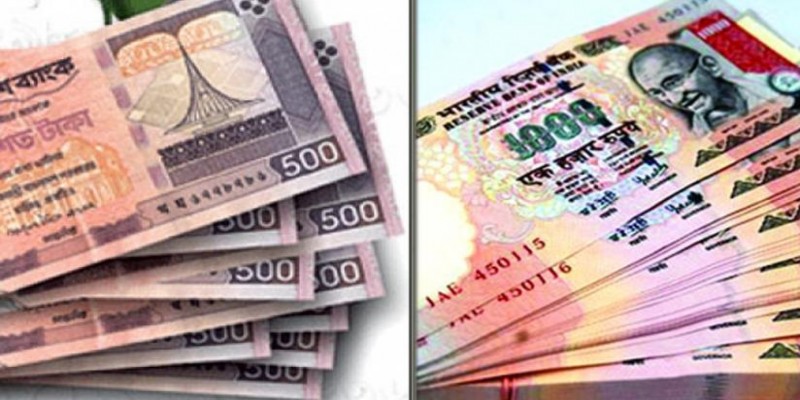 ডলারের বিপরীতে দুর্বল হচ্ছে ভারতীয় রুপিঃ শক্তিশালী হচ্ছে বাংলাদেশী টাকা   