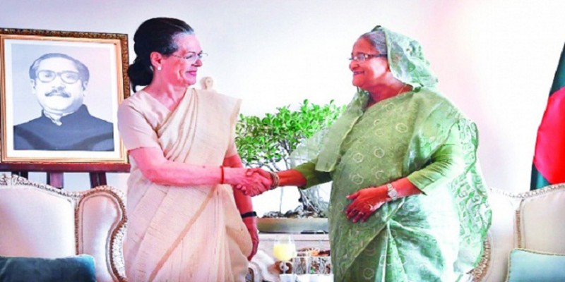 বঙ্গবন্ধুর জন্মশতবর্ষে সোনিয়া গান্ধীকে আমন্ত্রণ ।।