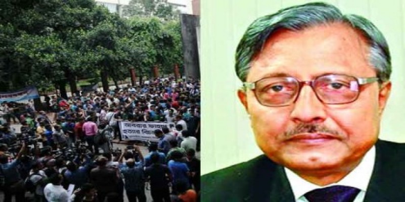 ৩৬ ঘণ্টা পর শিক্ষার্থীদের সামনে আসলেন বুয়েট উপাচার্য॥