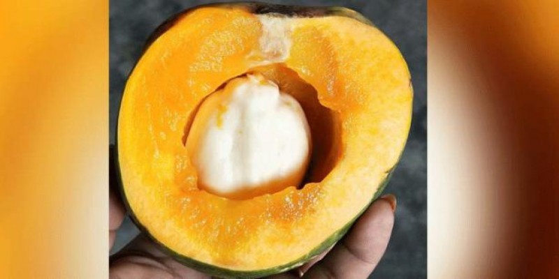 পেঁপের ভেতর ধবধবে সাদা পেঁপে॥