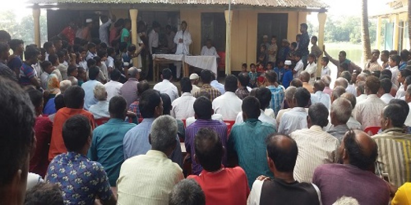 হাওরাঞ্চলের শিক্ষার মান বৃদ্ধিকরা হবে, ধর্মপাশা সমাবেশে -এমপি রতন