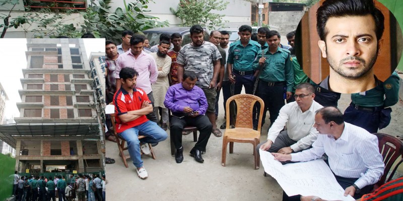 নকশা না মেনে বাড়ি নির্মাণ ॥ নায়ক শাকিবকে ১০ লাখ টাকা জরিমানা