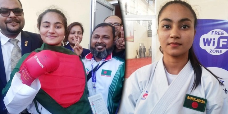 এসএ গেমসে বাংলাদেশকে চতুর্থ স্বর্ণ এনে দিলেন অন্তরা॥