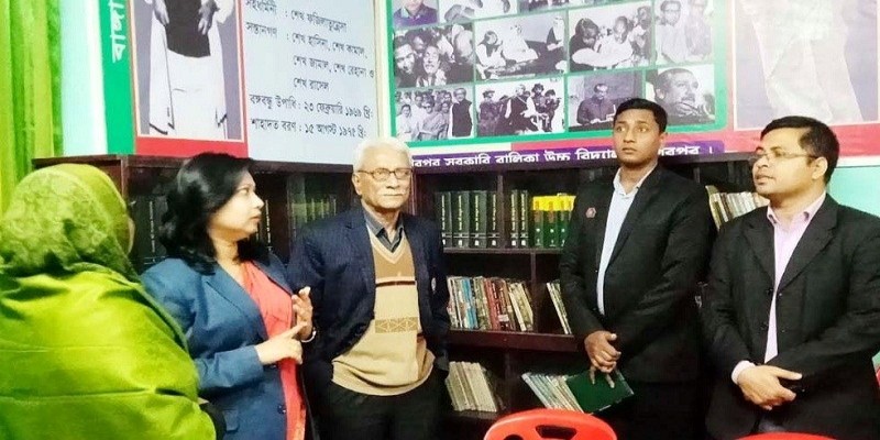 শেরপুরে বঙ্গবন্ধু শেখ মুজিবুর রহমান কর্নার উদ্বোধন ।।