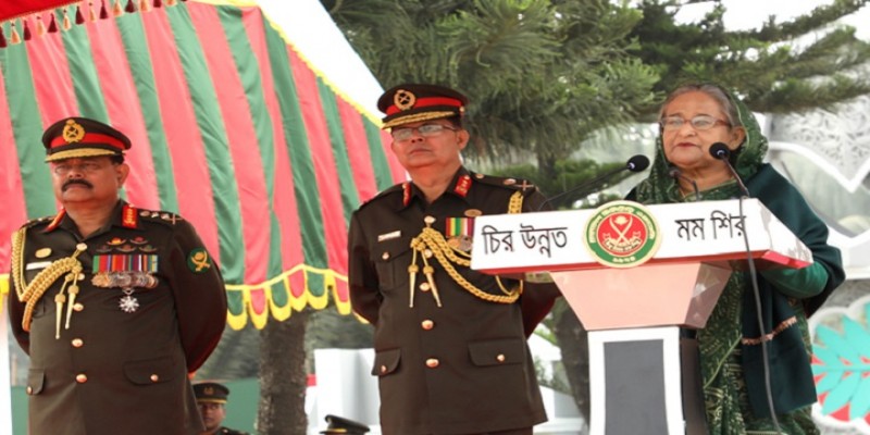 সেনাবাহিনীকে শক্তিশালী ও চৌকস করতে কাজ করে যাচ্ছে সরকার॥প্রধানমন্ত্রী