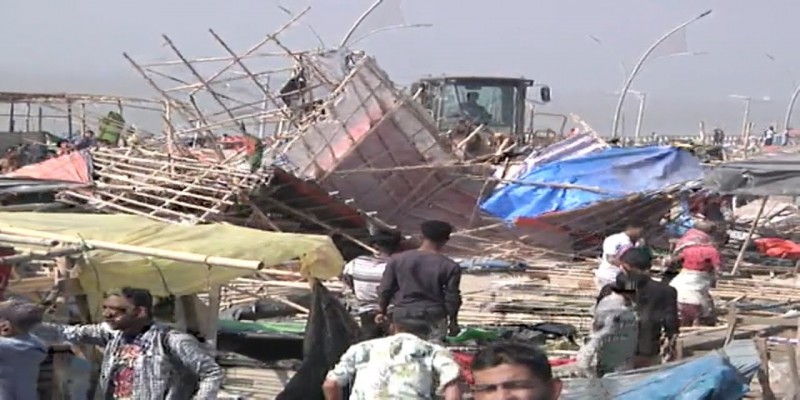 পতেঙ্গায় ৩০০ অবৈধ স্থাপনা গুঁড়িয়ে দিল সিডিএ॥