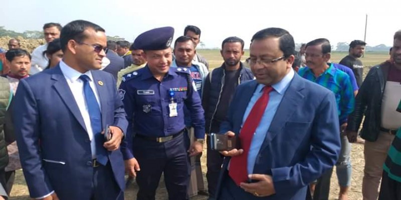 দক্ষীণ সুনামগঞ্জে আবাসন ও আশ্রয়ন প্রকল্প পরিদর্শন করেন - বিভাগীয় কমিশনার মো. মশিউর রহমান