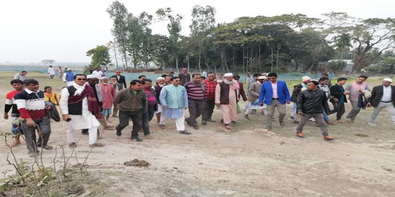 ধর্মমপাশা মোয়াজ্জেম হোসেন রতন টেকনিক্যাল স্কুল এন্ড কলেজ পরিদর্শন করেন-- এমপি রতন