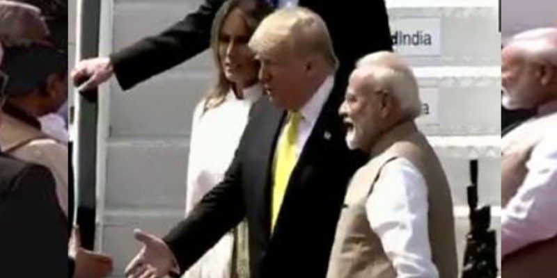 জঙ্গি তৎপরতা কমাতে হবে পাকিস্তানকে ॥ ভারতে দাড়িয়ে বার্তা দিলেন ট্রাম্প