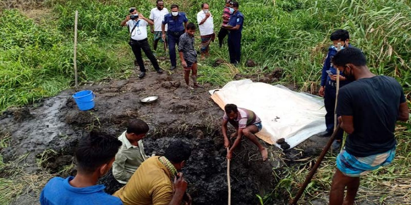 গোপালগঞ্জে পরকীয়ার জেরে স্বামীকে মেরে মাটিচাপা॥৩ মাস পর মরদেহ উদ্ধার, আটক ৪