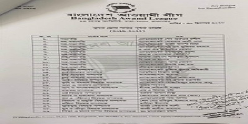 খুলনা জেলা আওয়ামী লীগের পূর্ণাঙ্গ কমিটি ঘোষণা