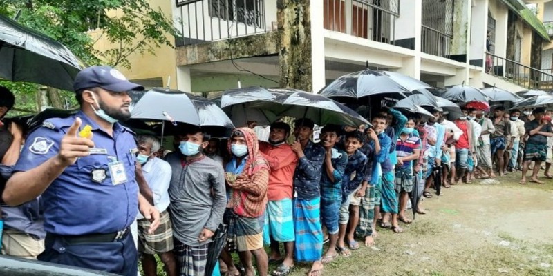কুসিক নির্বাচন।।বৃষ্টি বিঘ্ন ঘটালো ভোটে