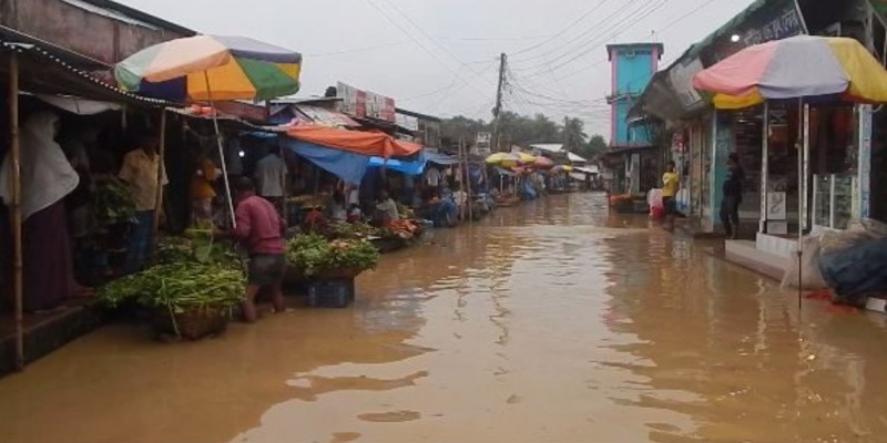 ভারতীয় ঢলে শেরপুরের অর্ধশতাধিক গ্রাম প্লাবিত।।