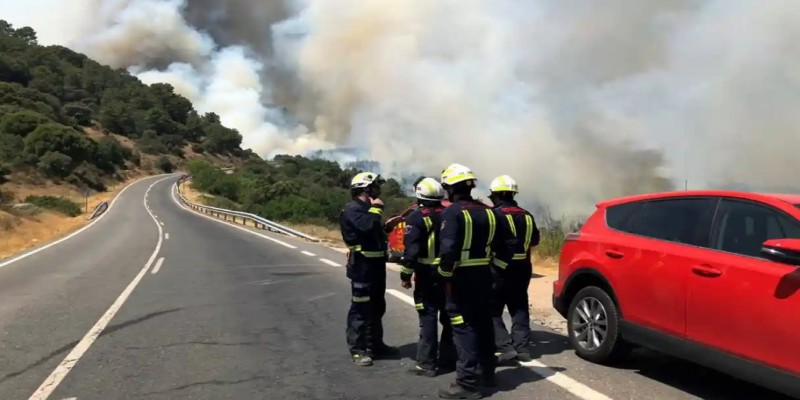 ভয়াবহ দাবানলের কবলে স্পেন।।