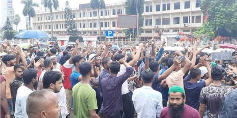 গুলিস্তানে ‘রেড জোনে’ ফের উচ্ছেদ অভিযান।।