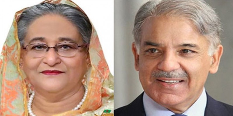 শেখ হাসিনাকে পাকিস্তান সফরের আমন্ত্রণ জানালেন শেহবাজ।।