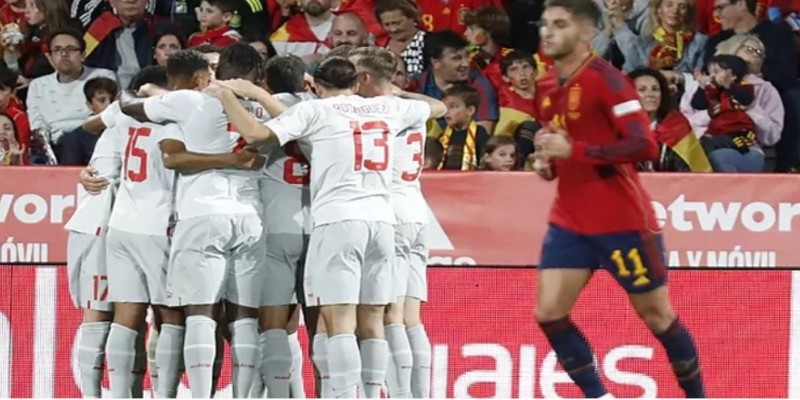 স্পেনের জয়রথ থামালো সুইজারল্যান্ড।। পর্তুগালের বড় জয়