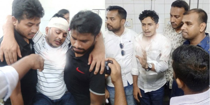 নীলক্ষেতে ছাত্রদলের নতুন কমিটির ওপর হামলা আহতরা ঢামেকে।।