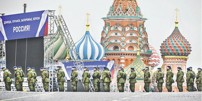 আজ রাশিয়ায় যুক্ত হচ্ছে ইউক্রেনের চার অঞ্চল