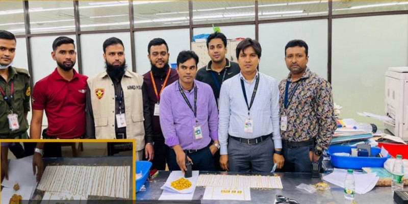 শাহজালালে আড়াই কোটি টাকার স্বর্ণসহ ২ যাত্রী আটক।।