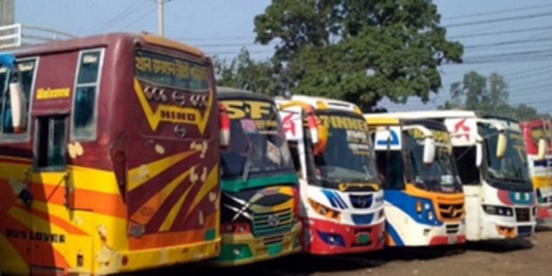 রাজশাহী-রংপুর রুটে দুই দিন বাস বন্ধের ঘোষণা