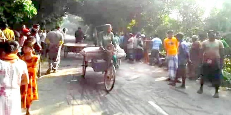 ফরিদপুরে ভ্যান-নসিমন সংঘর্ষে যুবক নিহত।। আহত ৬