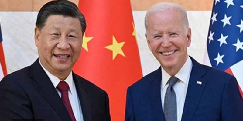 বাইডেন-শি জিনপিং মুখোমুখি বৈঠক।।