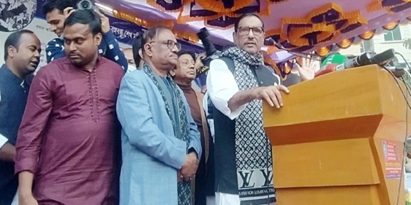 বিএনপিকে তত্বাবধায়কের ভূত মাথা থেকে নামাতে হবে।।কাদের 