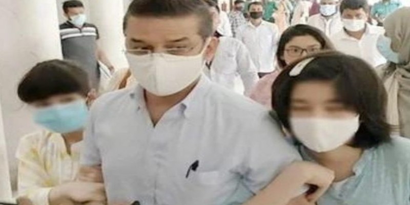 জাপানি মেয়েসহ আত্মগোপনে থাকা বাবা ইমরান শরিফকে উদ্ধার করেছে র‌্যাব।।