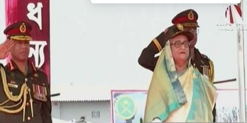 মিঠামইনে আবদুল হামিদ সেনানিবাস উদ্বোধন করলেন প্রধানমন্ত্রী।।