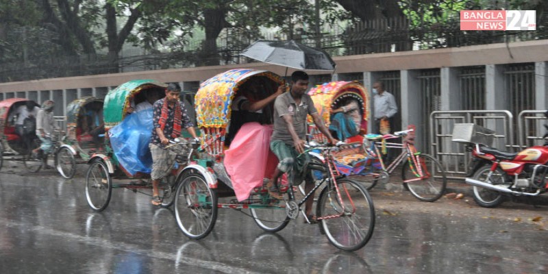 ঢাকাসহ সব বিভাগেই বজ্রসহ বৃষ্টিপাত।।