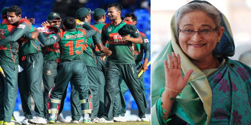 বাংলাদেশ ক্রিকেট দলকে প্রধানমন্ত্রীর অভিনন্দন